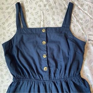 Charlotte Russe Linen Jumpsuit